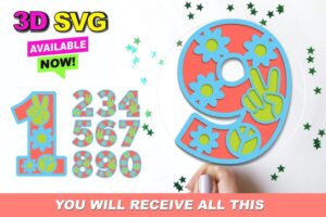 Numeros multicapa Corte laser