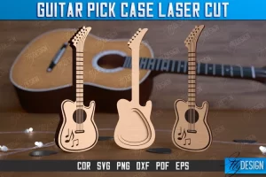 Estuche para púas de guitarra | Caja de selección | Accesorios musicales | idea de regalo