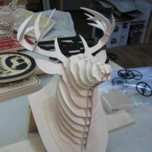 Caveza de venado 3d