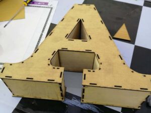 Letras 3d de A asta la Z