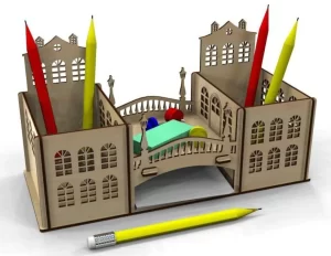 Porta lápiz castillo