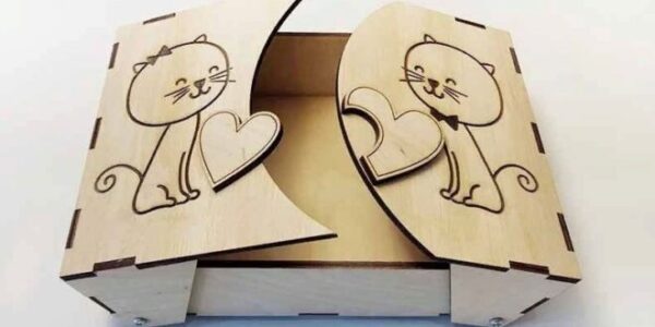 Caja con gatos