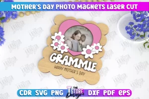 Imán con foto para el Día de la Madre | Imán con foto personalizado | Regalo