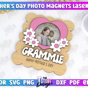 Imán con foto para el Día de la Madre | Imán con foto personalizado | Regalo