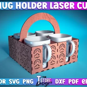 Porta tazas - Corte Laser