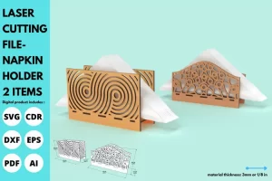 Servilletero - Corte Laser