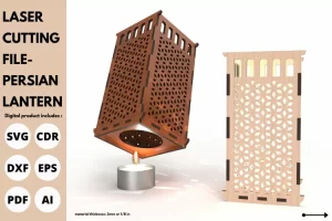 Linterna | candelabro | svg | 3d | Lámpara colgante | láser