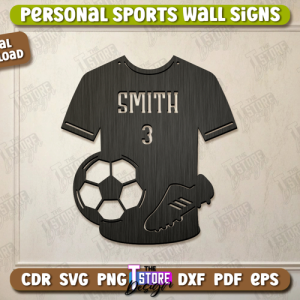 Playera futbol - Corte Laser