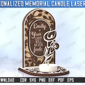 Porta velas memorial