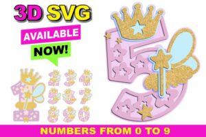 Numeros multicapa - Corte Laser - Gratis