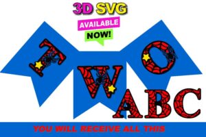 Alfabeto del hombre araña - Corte Laser  Gratis