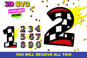 Numeros multicapa para corte laser