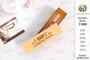 Cajita para prueba de embarazo