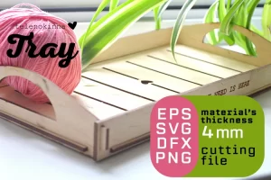 Bandeja para todo lo que necesitas | caja SVG | para láser y corte