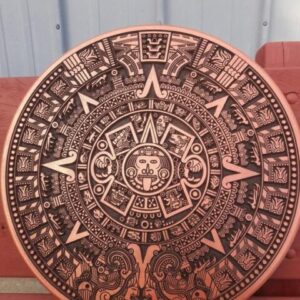 Calendario azteca - Corte y grabado láser