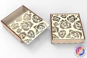 Caja con tapa deslizante