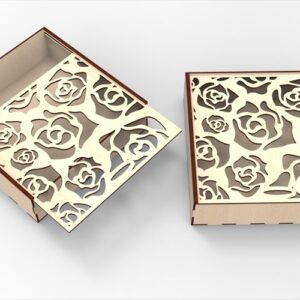 Caja con tapa deslizante