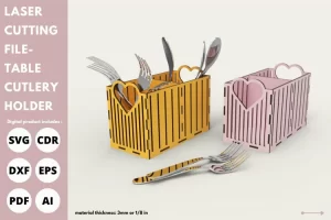 Organizador de cucharas y tenedores para la mesa