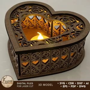 Corazon para vela