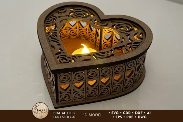 Corazon para vela