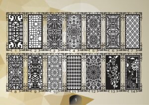 Pack de celosías para corte láser CNC Gratis - mas de 2000