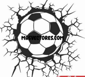 Balón estampado en la pared - Corte Láser