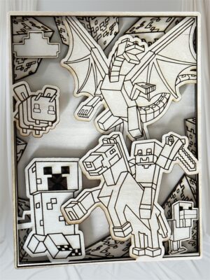 MineCraft Multicapa - Corte Láser