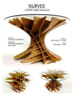 Mesa para café - Corte láser