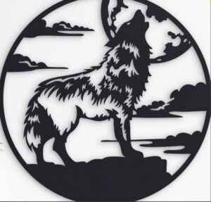 Cuadro de pared Lobo