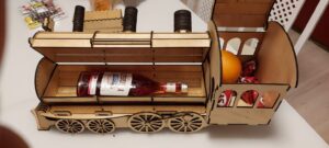 Descarga vector - Tren Porta botella