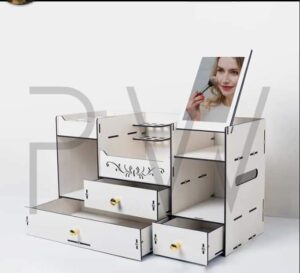 Vector para organizador de maquillaje - Corte Láser