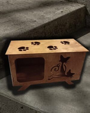 Descarga Vector - Casa de Gato