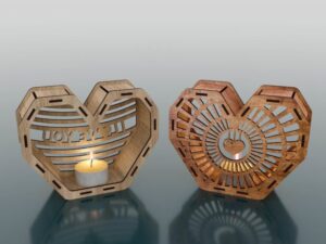 Descarga vector - Porta Vela Corazón