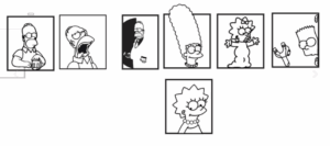 Cuadros de los Simpson