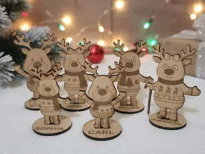 Descarga - Renos para personalizar con nombre