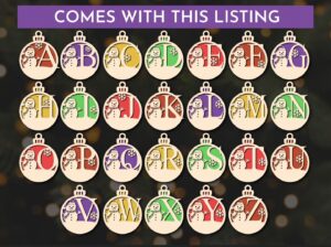 Descarga - Esferas con inicial - Gratis