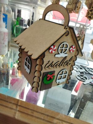 Descarga - Casa Dulcero Navidad - Corte Láser Gratis