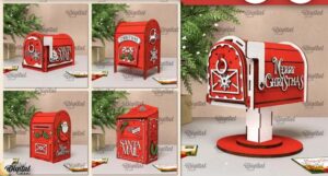 Descarga - Buzones navideños - Corte Láser