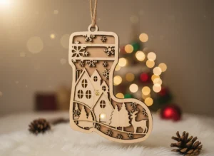 Descarga Vector - Bota Navideña