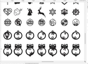 Pack - Colgantes Navideños - Corte Laser - Gratis