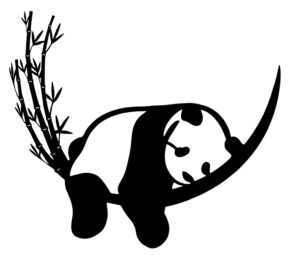 Descarga - Cuadro de pared Panda durmiendo