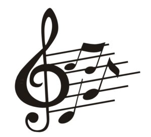 Descarga vector de notas musicales corte láser