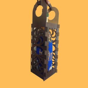 Descarga porta botella de vino para regalo corte láser