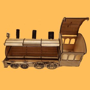 Descarga mini bar locomotora - Corte láser