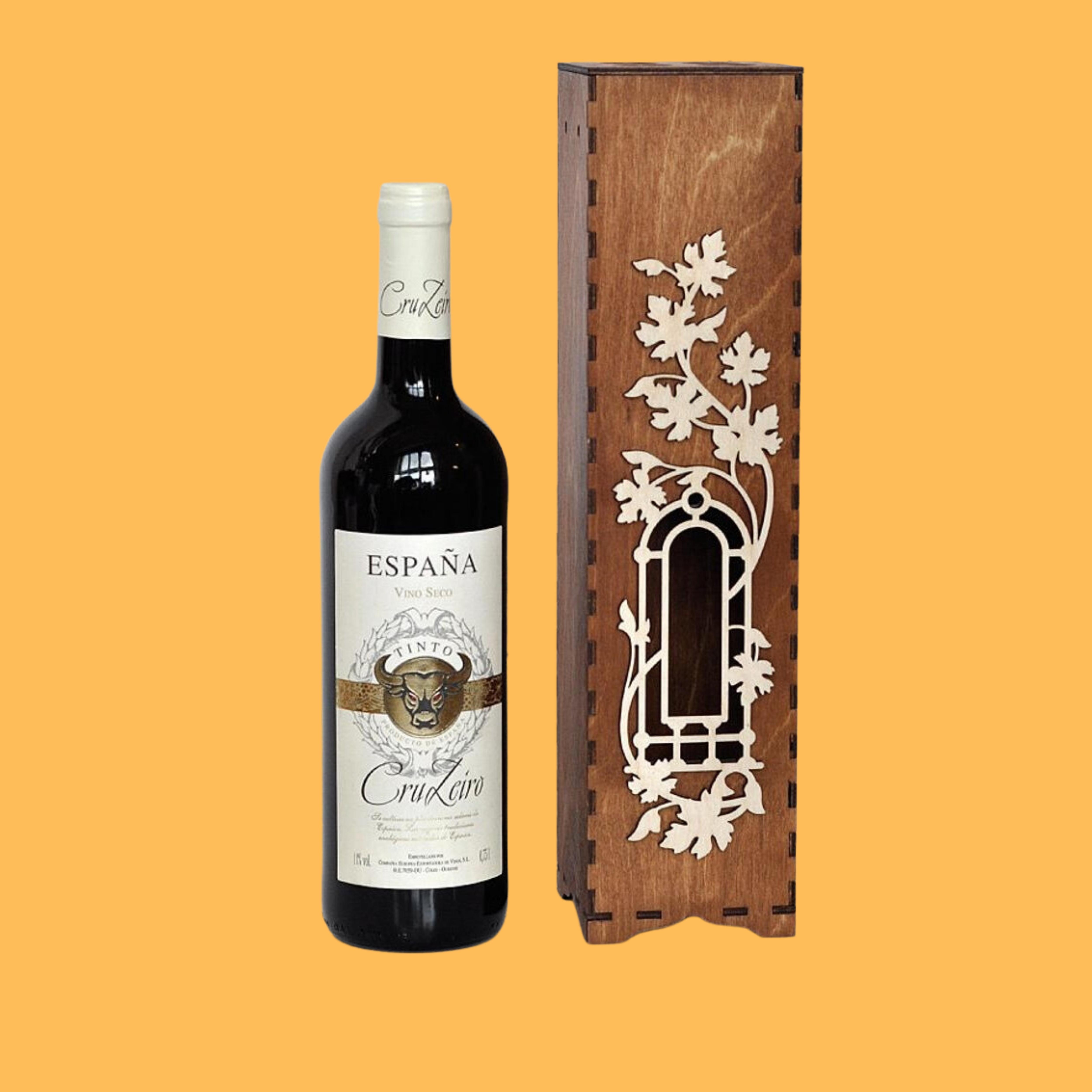 Descarga porta vino decorativo