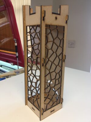 Descarga porta vino tipo castillo