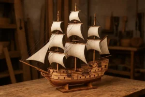 Descarga Vector - Barco pirata - Corte Laser