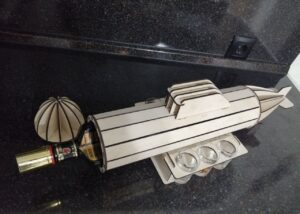 Descarga porta vino submarino - Corte Láser