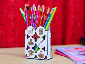 Descarga - Porta Lápiz - Corte Láser