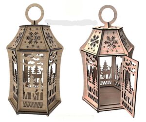 Descarga - Linterna navideña - Corte Láser